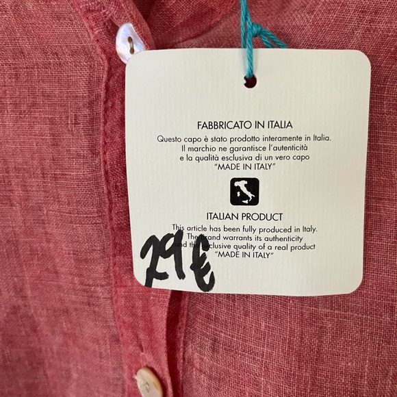 Casual Linen Blouse/Cover Up - Picture 5 of 7